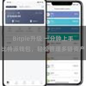 Bitpie升级 一分钟上手比特派钱包，轻松管理多链资产