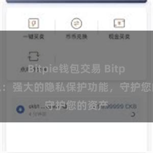 Bitpie钱包交易 Bitpie钱包：强大的隐私保护功能，守护您的资产