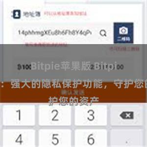 Bitpie苹果版 Bitpie钱包：强大的隐私保护功能，守护您的资产