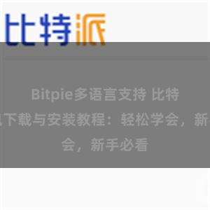 Bitpie多语言支持 比特派钱包下载与安装教程：轻松学会，新手必看