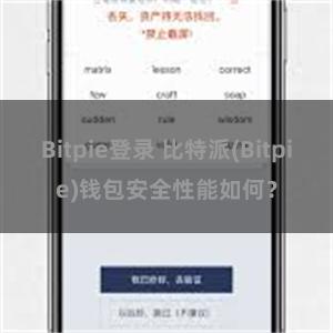 Bitpie登录 比特派(Bitpie)钱包安全性能如何？