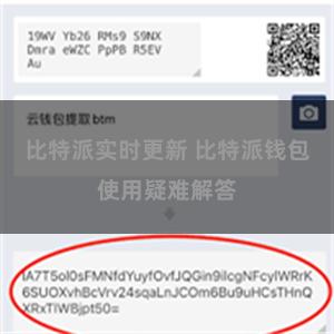 比特派实时更新 比特派钱包使用疑难解答
