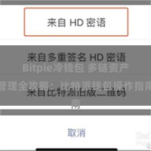 Bitpie冷钱包 多链资产管理全攻略：比特派钱包操作指南