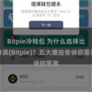 Bitpie冷钱包 为什么选择比特派(Bitpie)？五大理由告诉你答案