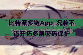 比特派多链App 况兼不错开拓多层密码保护