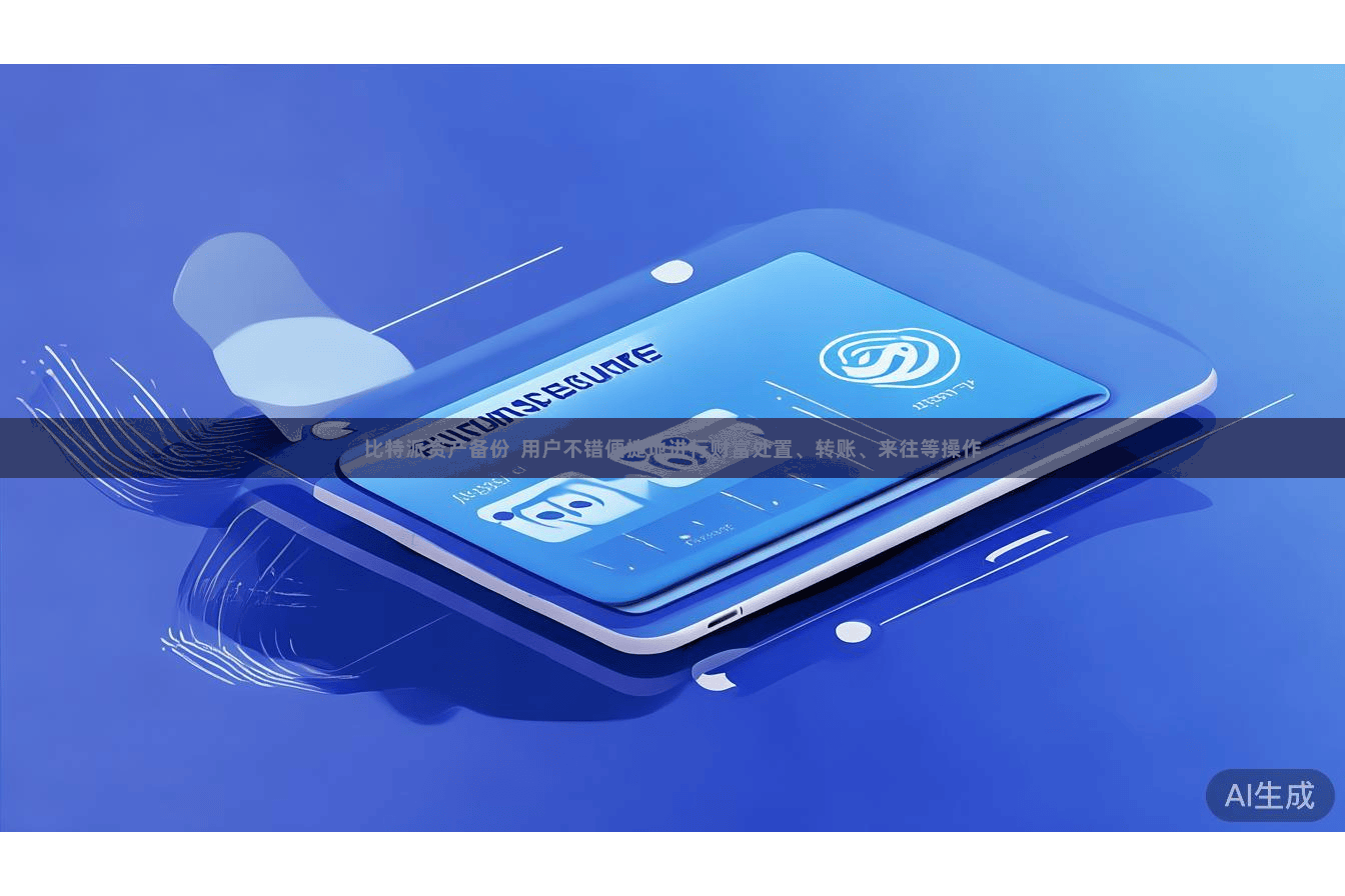 比特派资产备份 用户不错便捷地进行财富处置、转账、来往等操作