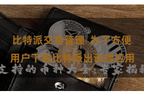 比特派交易管理  为了方便用户下载比特派出动端应用