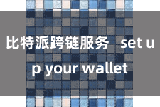 比特派跨链服务   set up your wallet