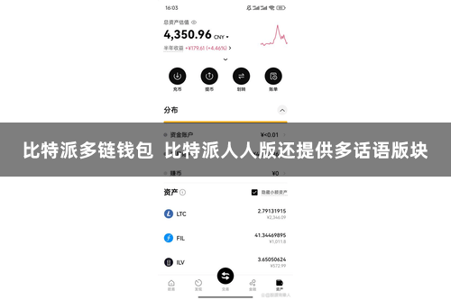 比特派多链钱包  比特派人人版还提供多话语版块